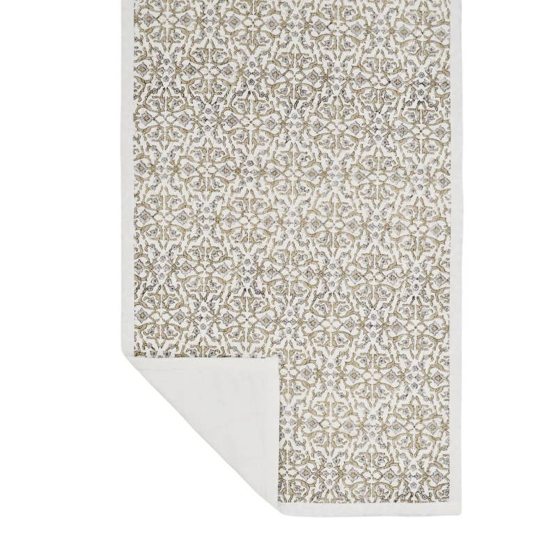 Evee Block Print Table Runner Home. Finally