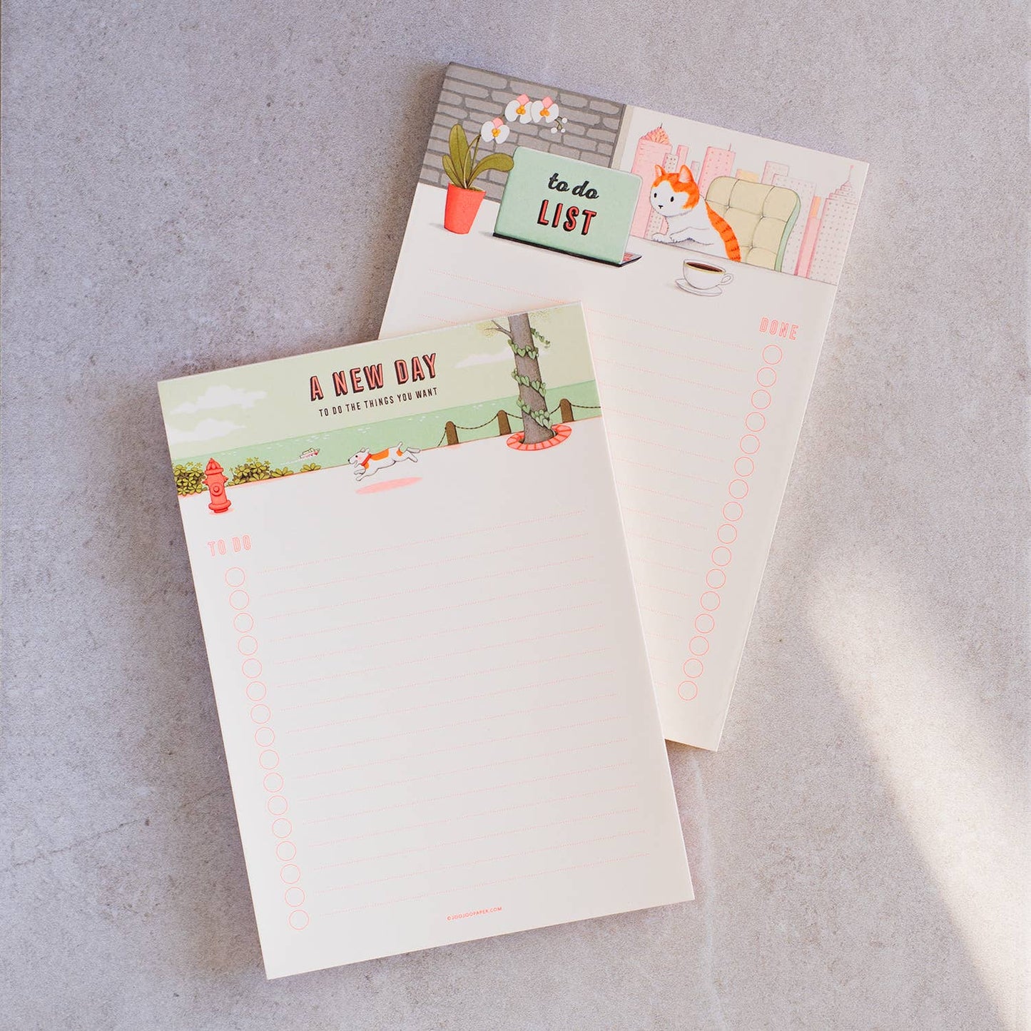To do List Notepad - Happy Puppy JooJoo Paper