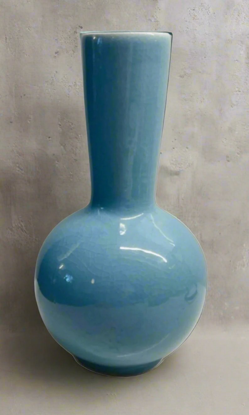 Painted Flower Vase Hunted & Gathered