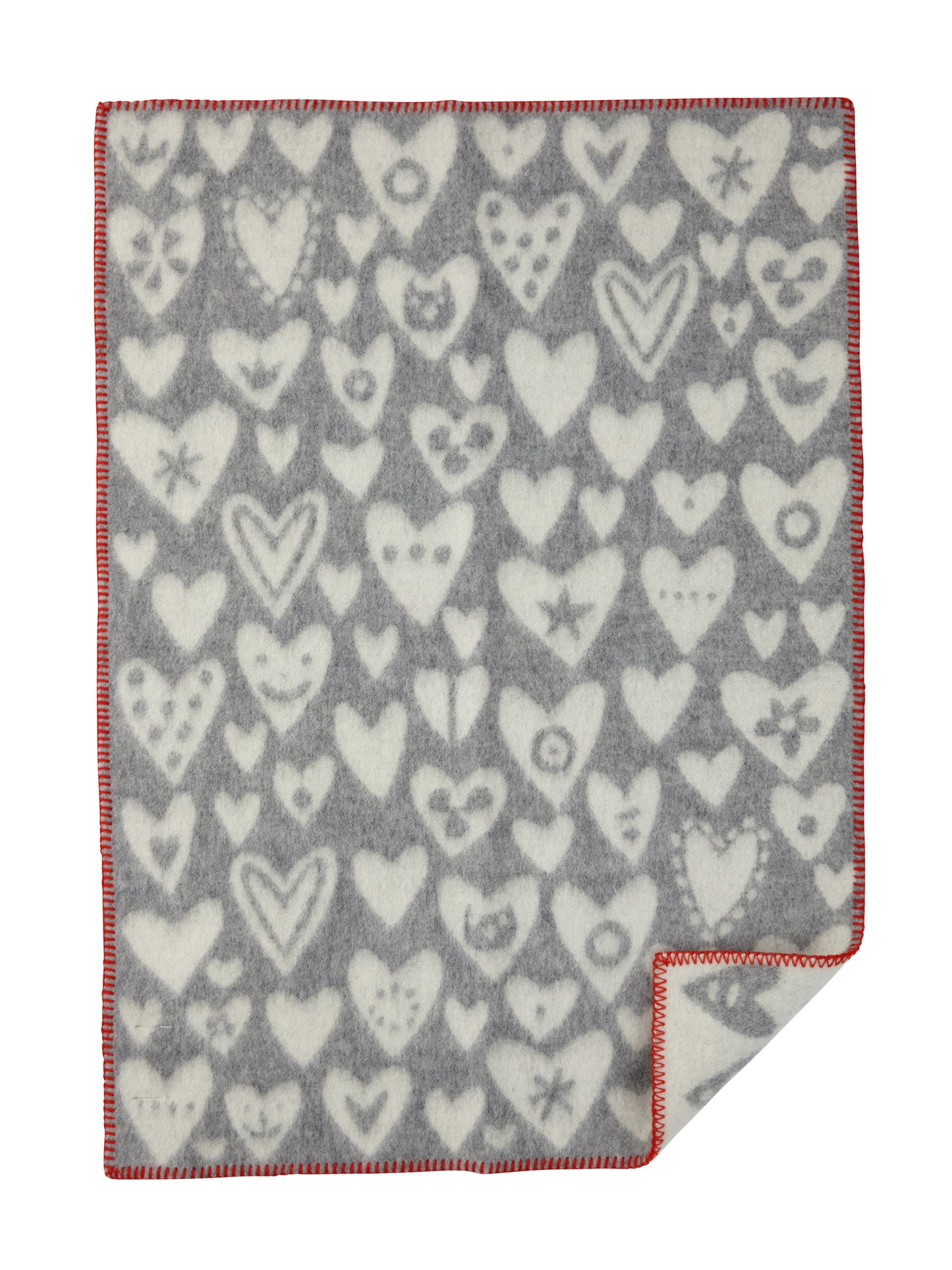 Klippan: Heart Small Blanket by Bengt & Lotta Klippan