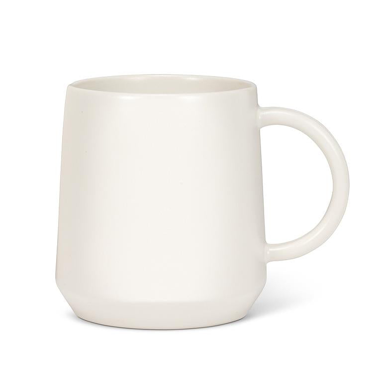 White Double Handle Mug Home. Finally