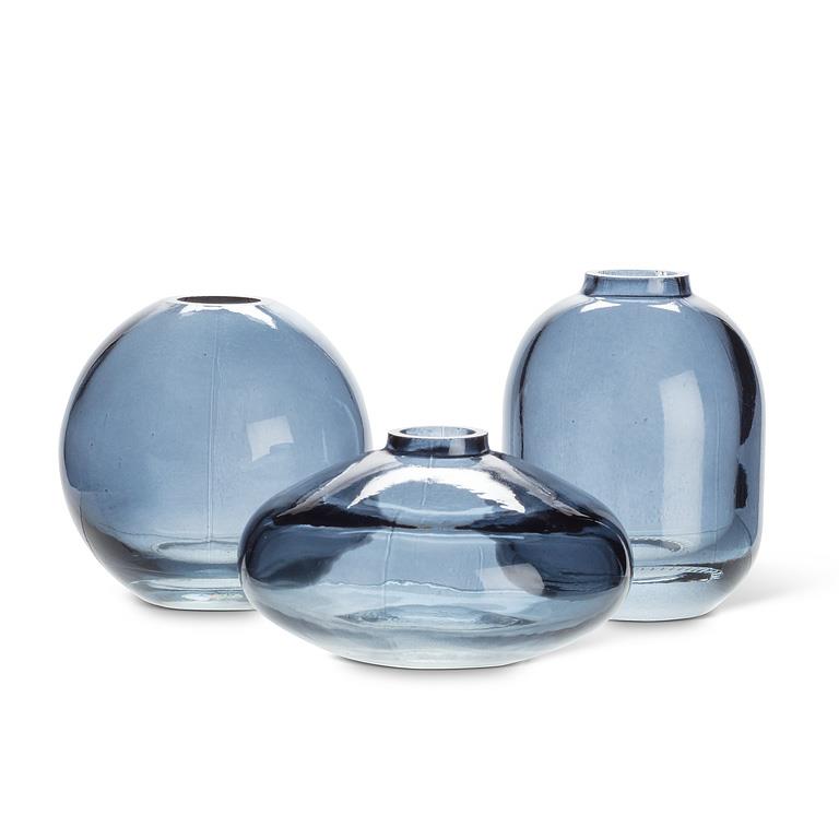 Small Bud Vase: Nordic Sea Blue Home. Finally