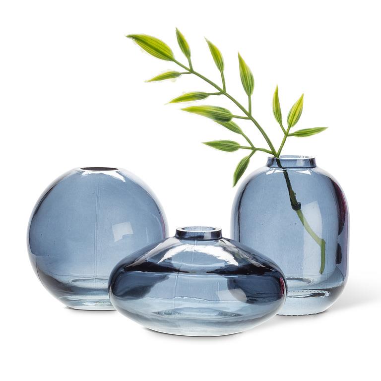 Small Bud Vase: Nordic Sea Blue Home. Finally