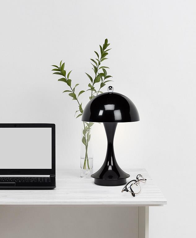 Portable Dome Shade LED Lamp (black) Home. Finally