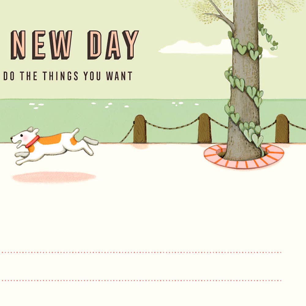 To do List Notepad - Happy Puppy JooJoo Paper