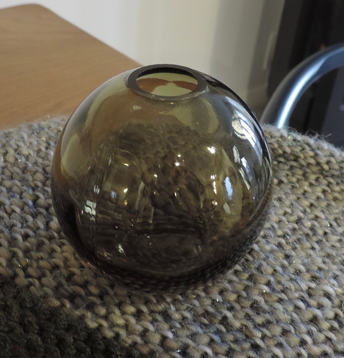 Small Bud Vase: Moss Green Home. Finally