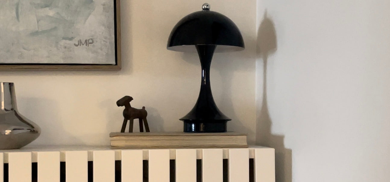 Portable Dome Shade LED Lamp (black) Home. Finally