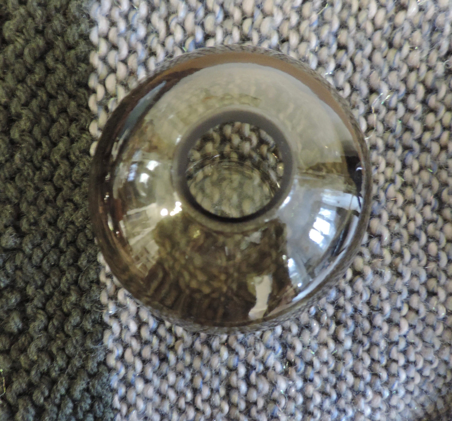 Small Bud Vase: Moss Green Home. Finally