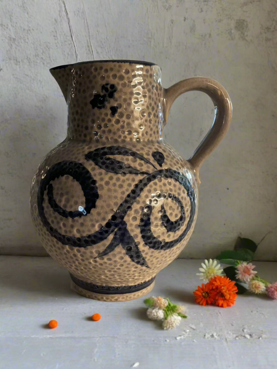 Mid Century Scheurich Pitcher Vase Hunted & Gathered