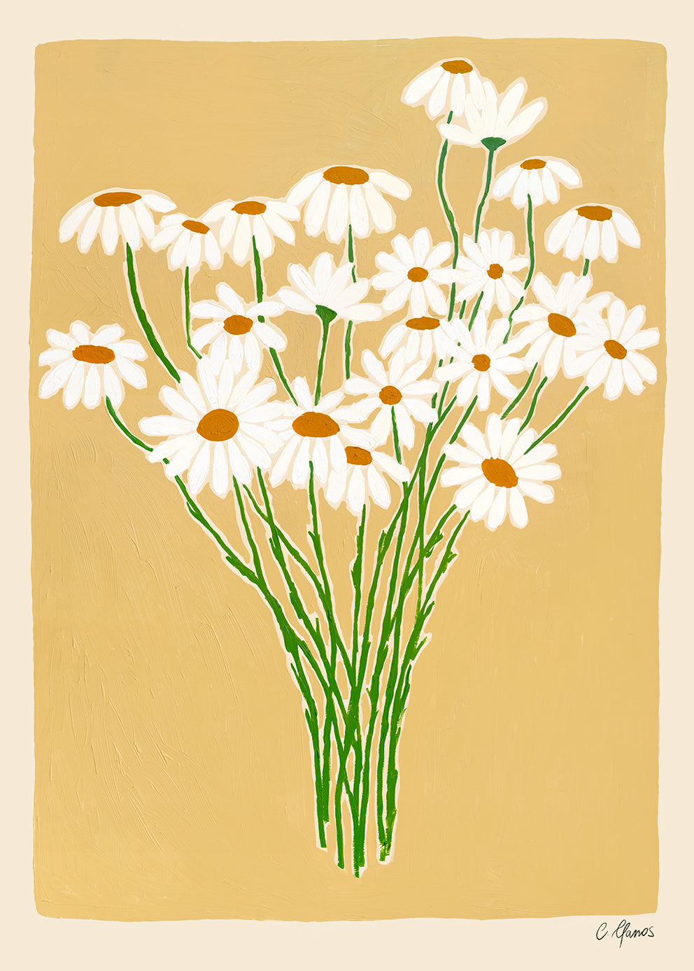 Daisies Print by Carla Llanos The Poster Club