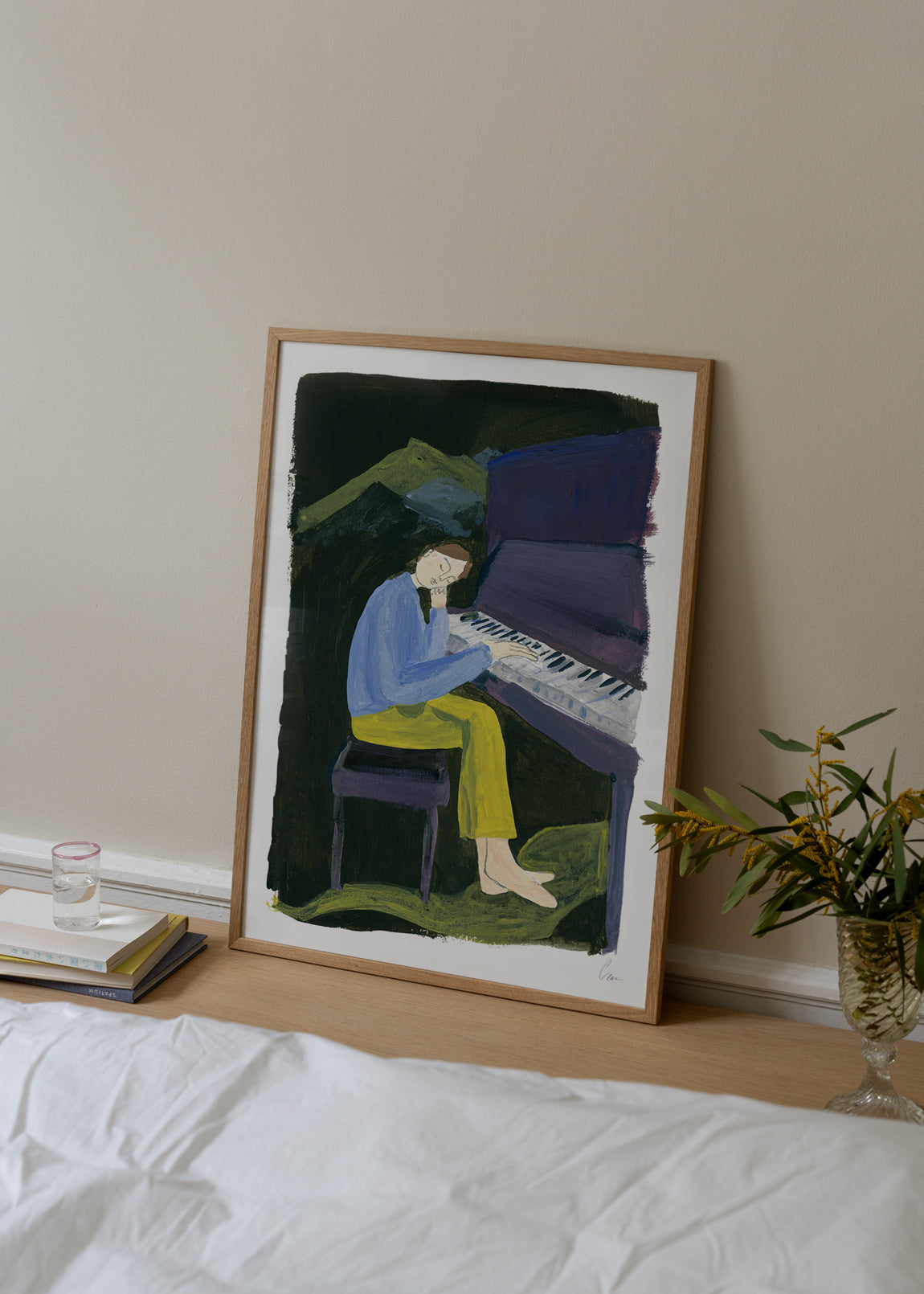 Hania at the Piano Print by Clara Schicketanz The Poster Club