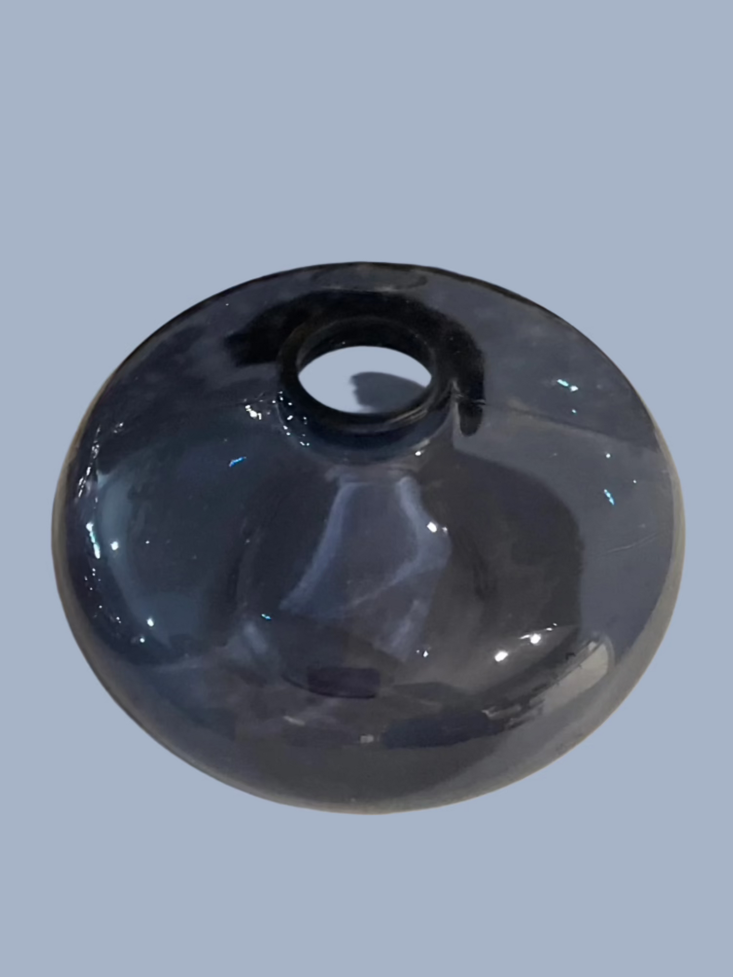Small Bud Vase: Nordic Sea Blue Home. Finally