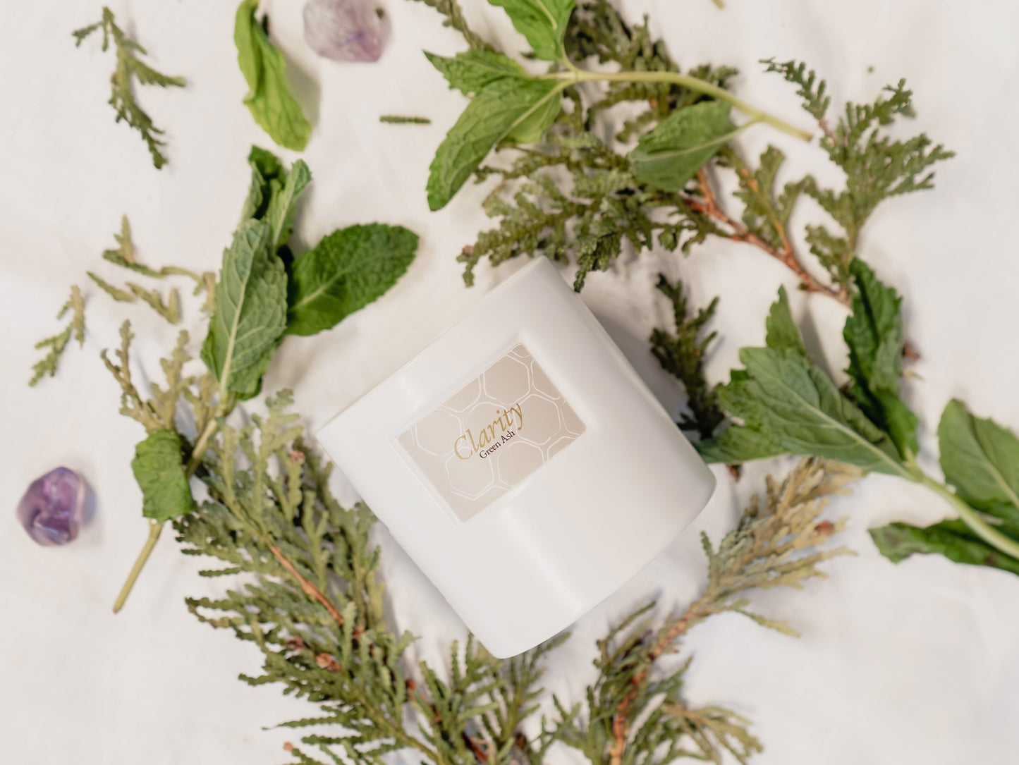 The Clarity Candle Green Ash