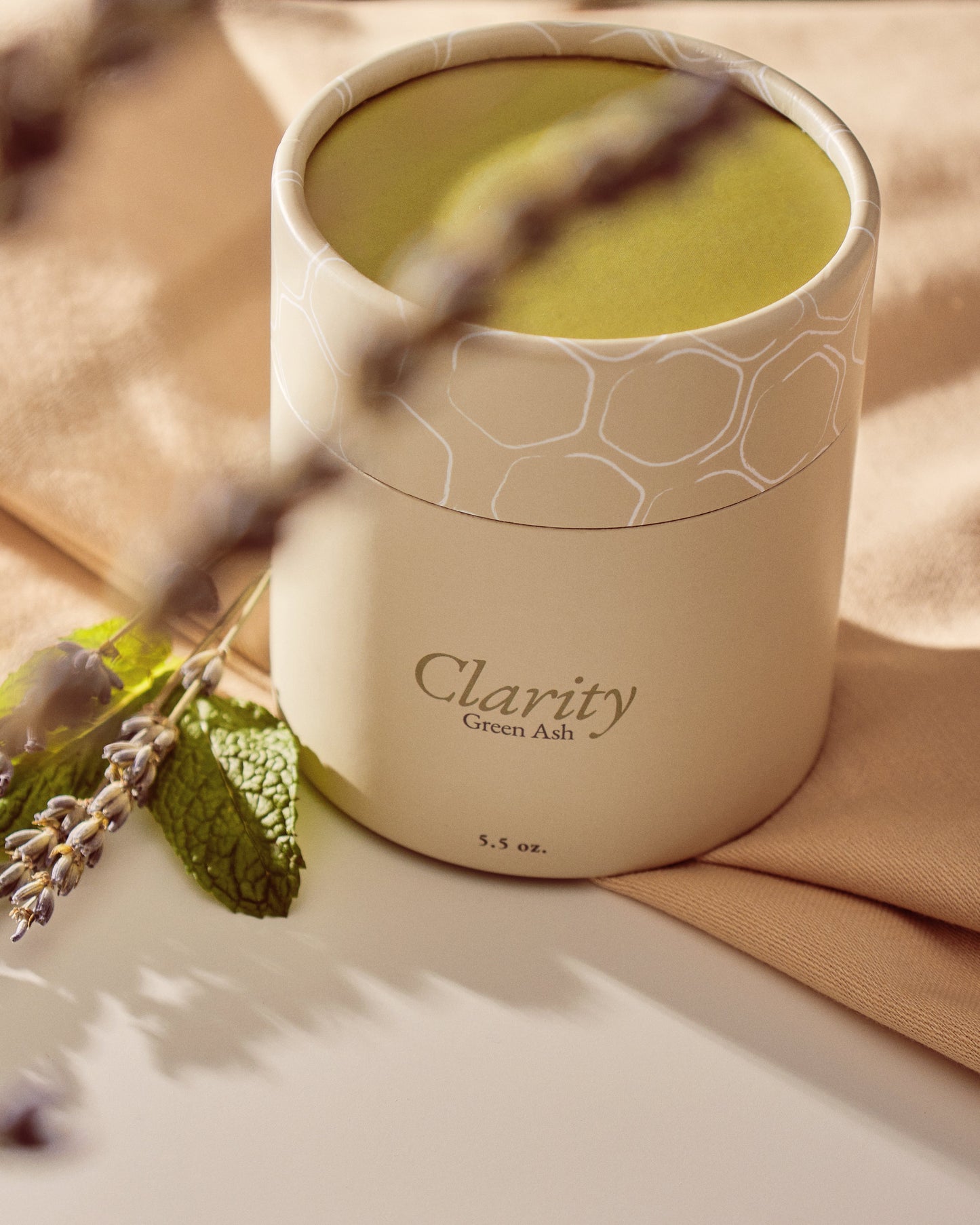 The Clarity Candle Green Ash
