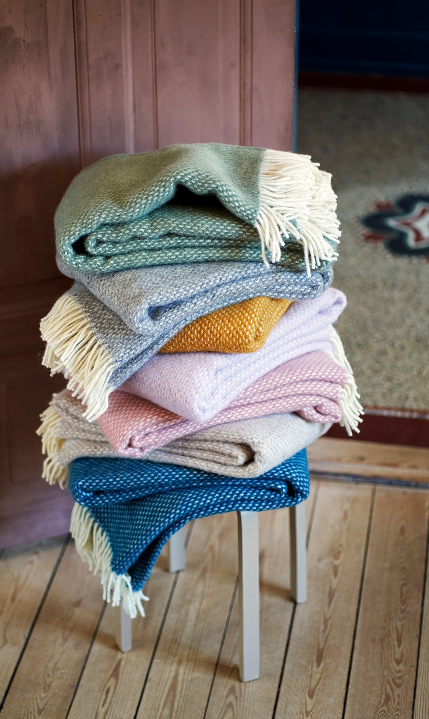 Klippan Preppy Blanket: Dusty Green Klippan