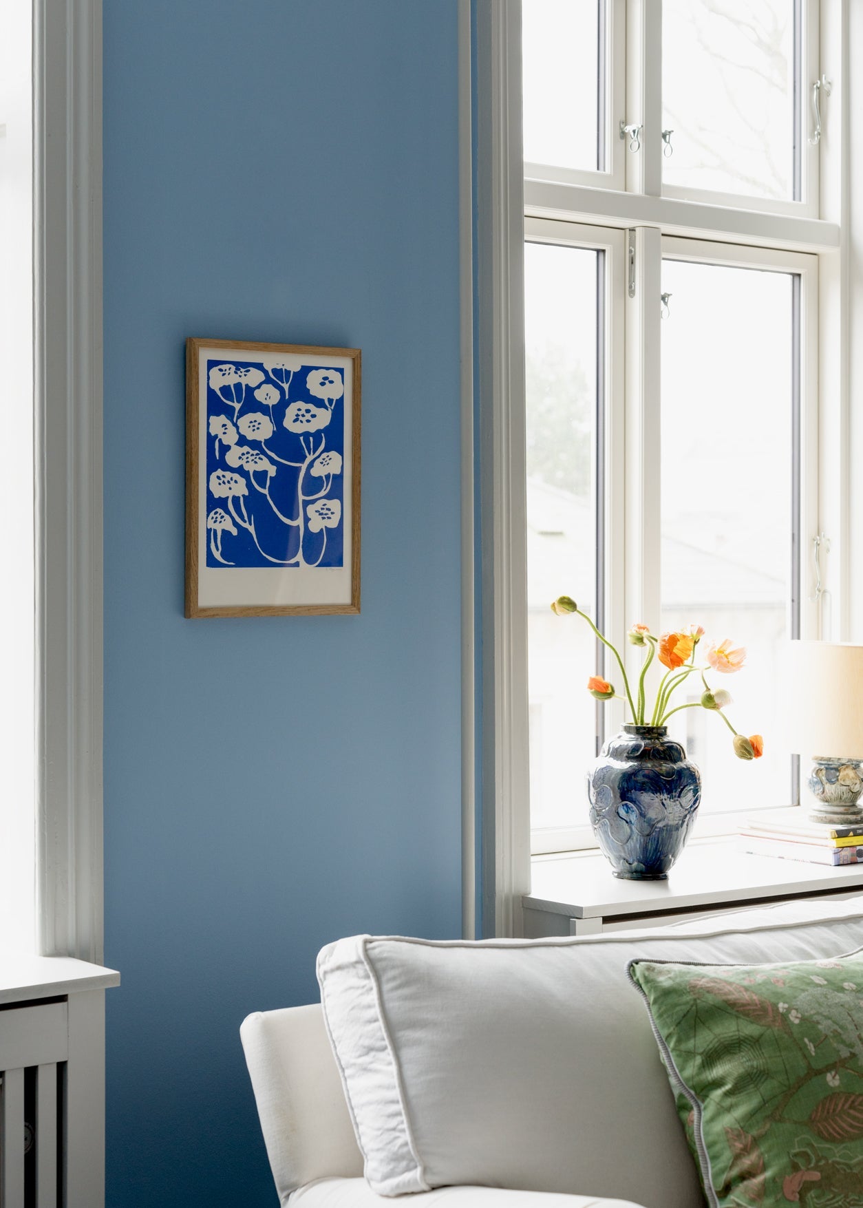 Blue Flower Print by Rosie McGuinness The Poster Club