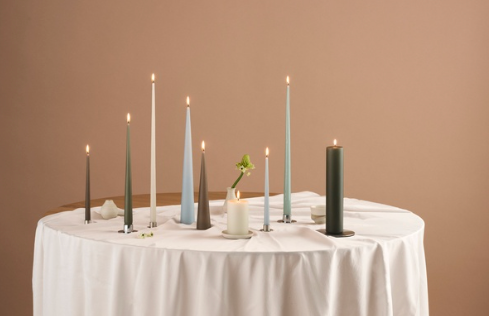 Ester & Erik Cone Candle: Dusty Blue Ester & Erik
