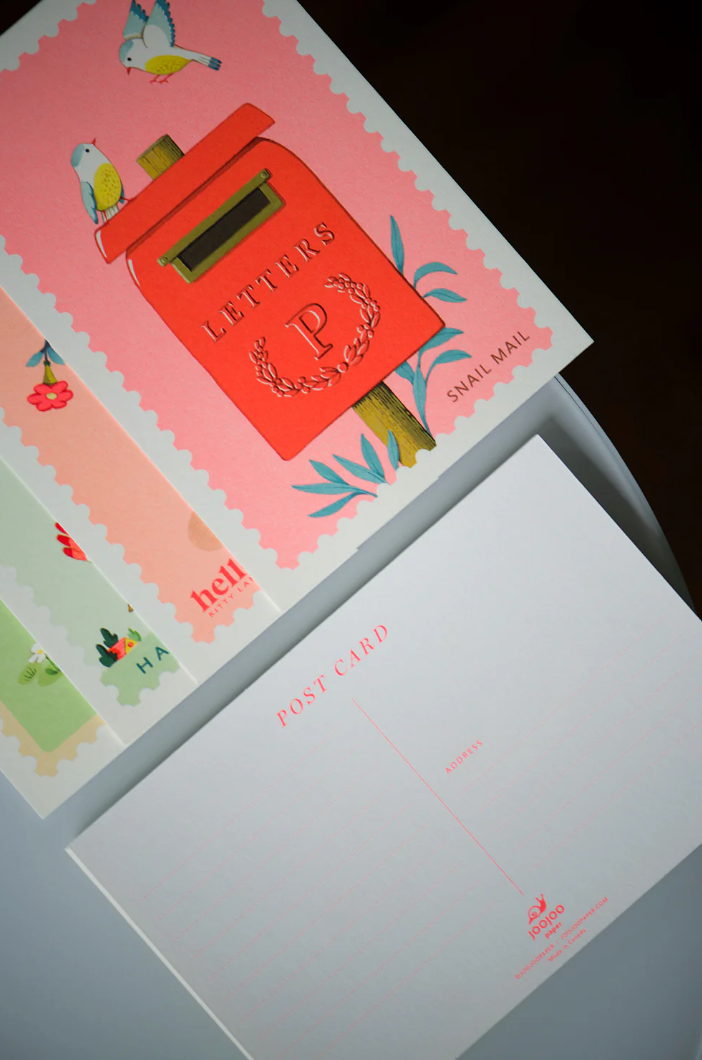Mailbox Birds Post Card JooJoo Paper