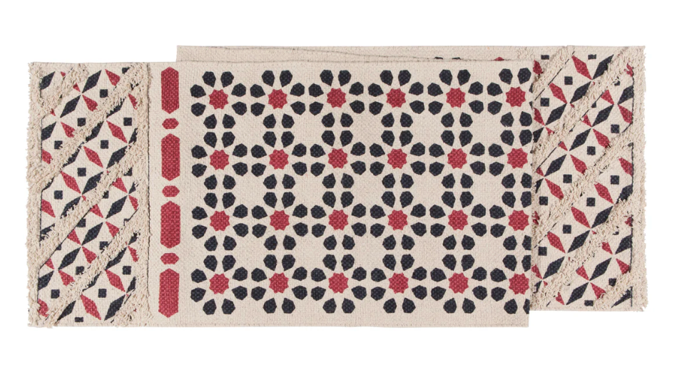 Mosaic Table Runner: Midnight Wine Danica Heirloom