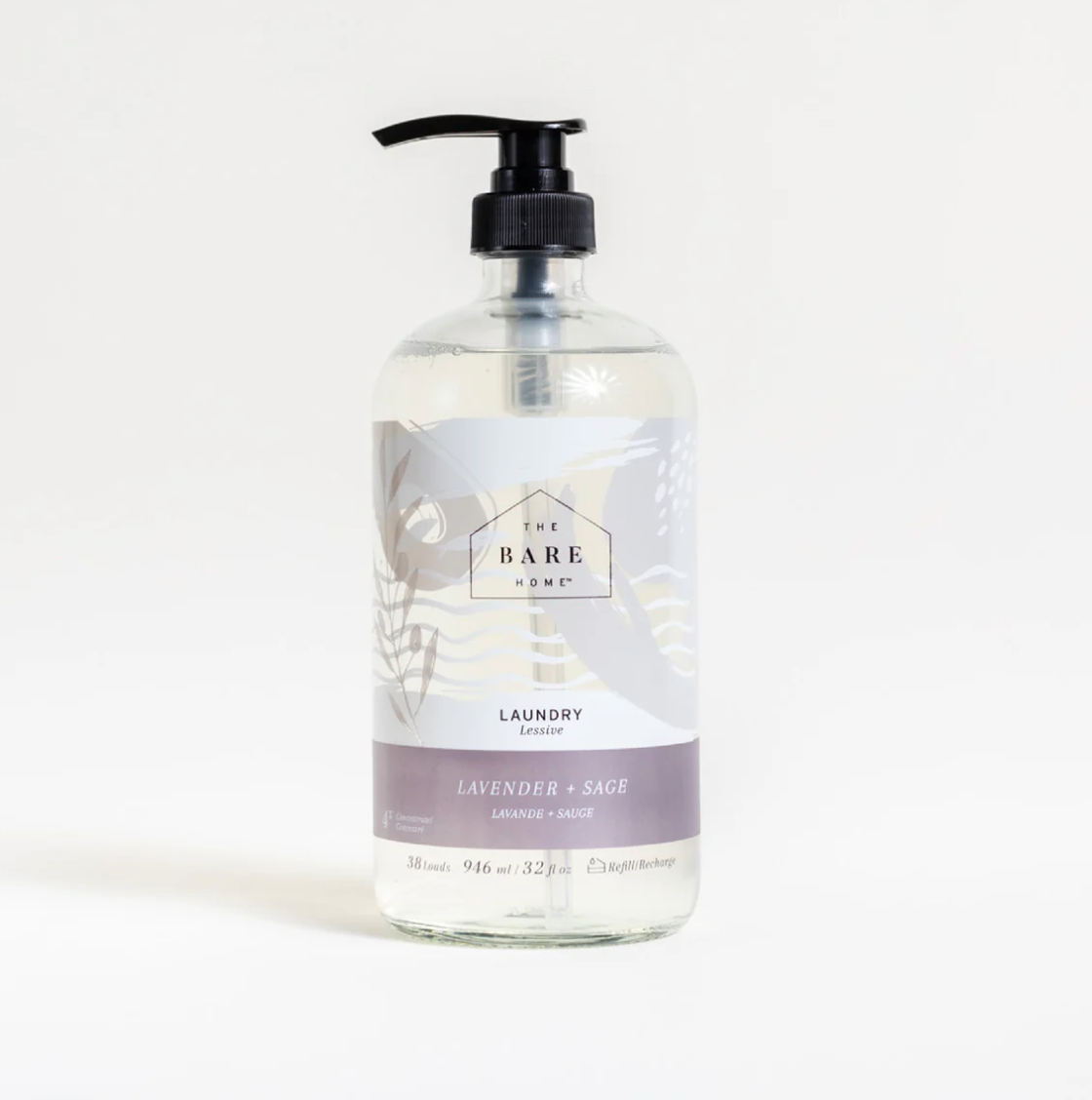Laundry Detergent Lavender + Sage The BARE Home