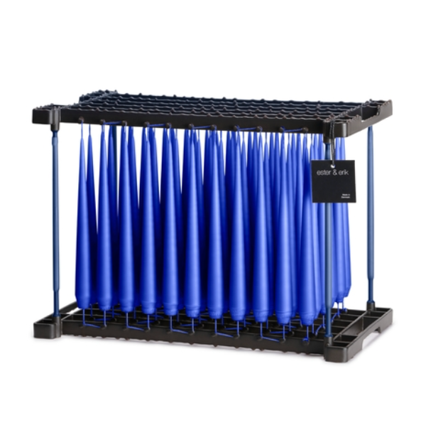 Ester & Erik Taper Candle (set of 2): Cornflower