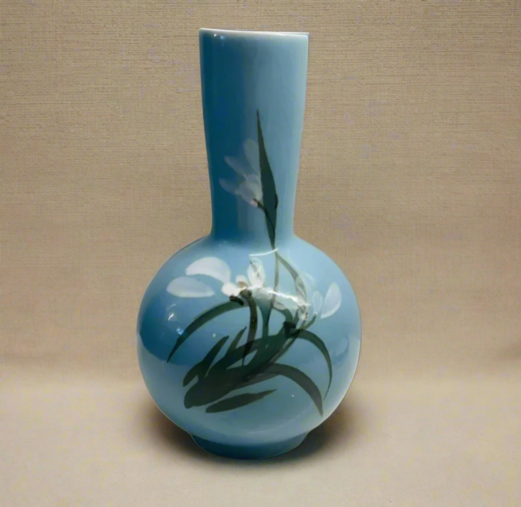 Painted Flower Vase Hunted & Gathered