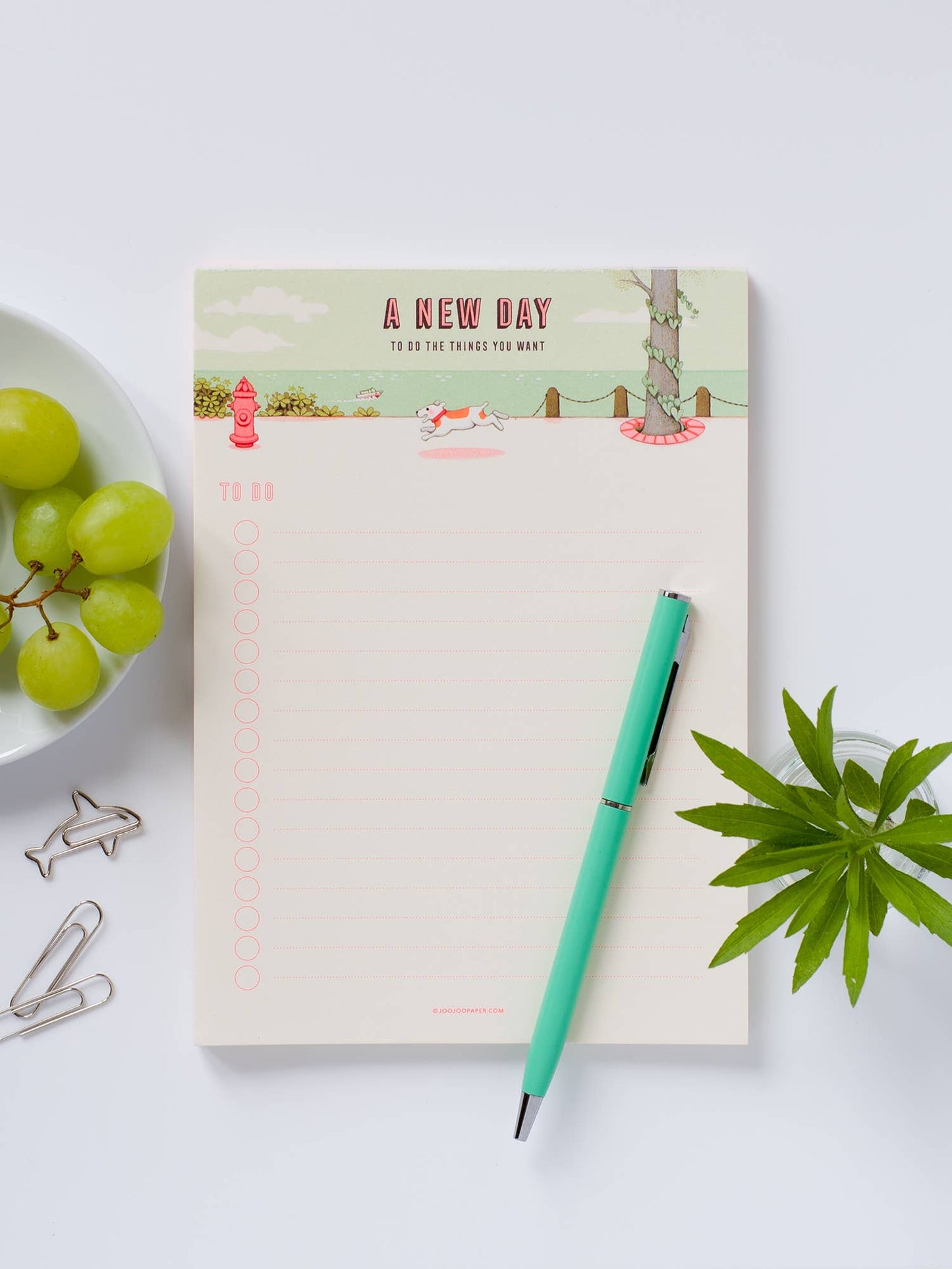 To do List Notepad - Happy Puppy JooJoo Paper