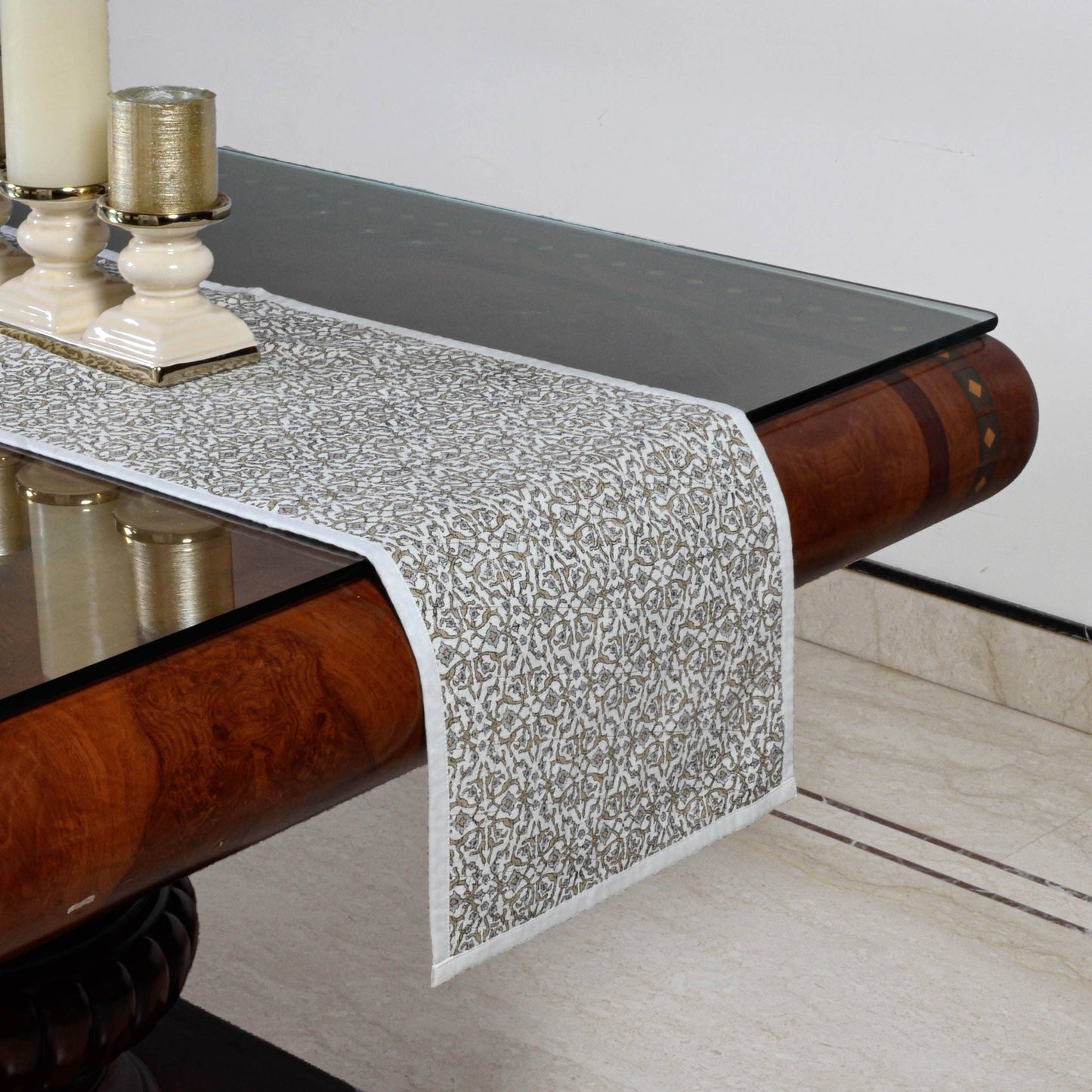 Evee Block Print Table Runner Home. Finally
