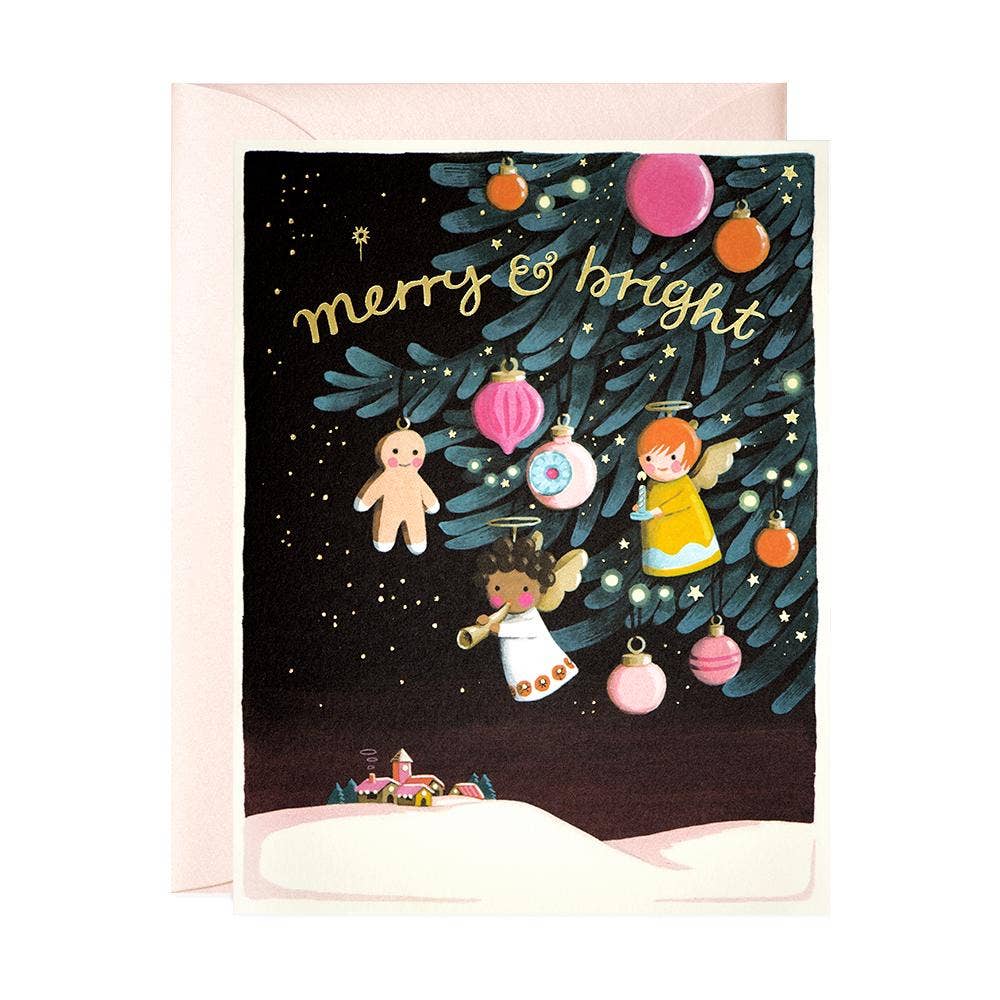 Angel Ornaments Greeting Card JooJoo Paper