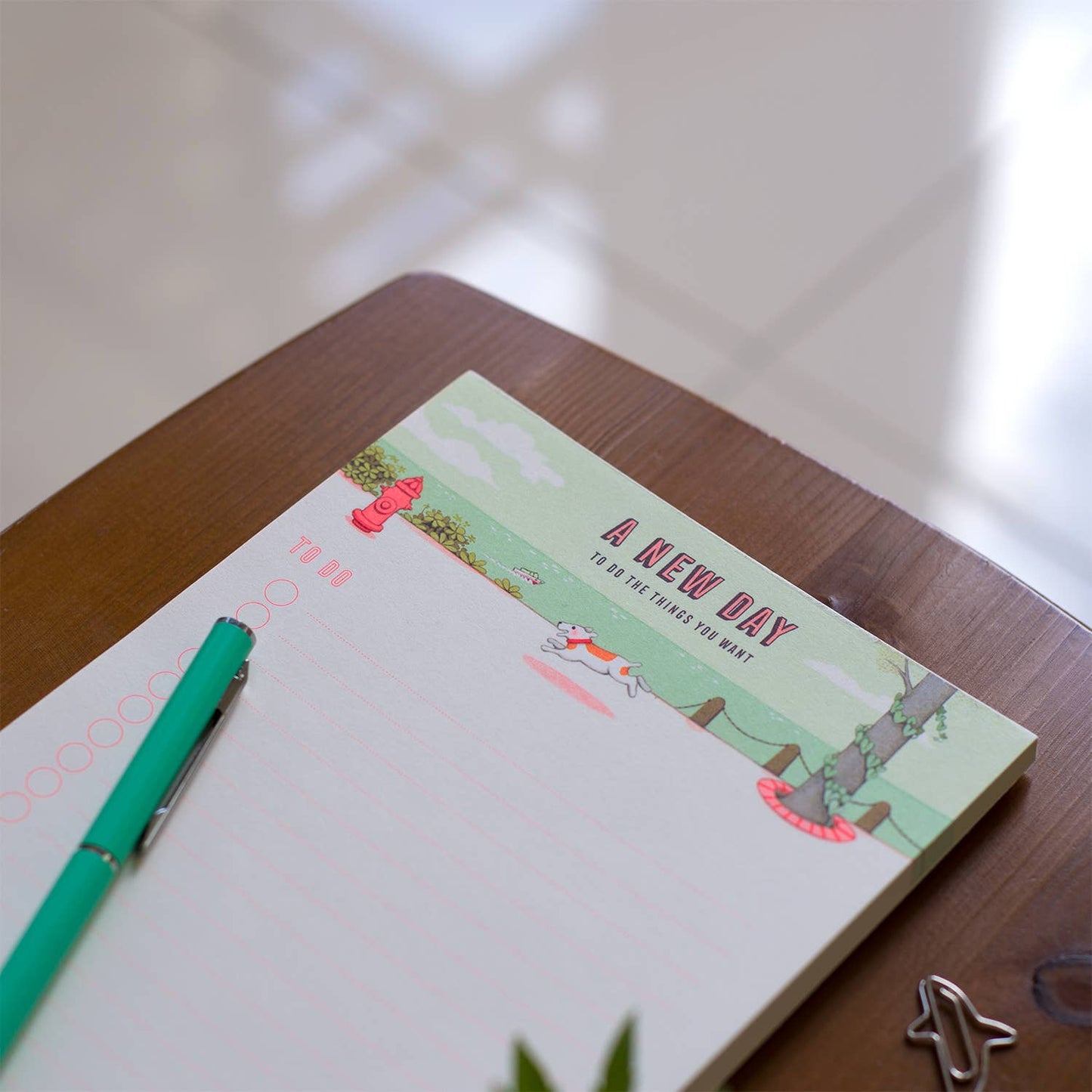 To do List Notepad - Happy Puppy JooJoo Paper