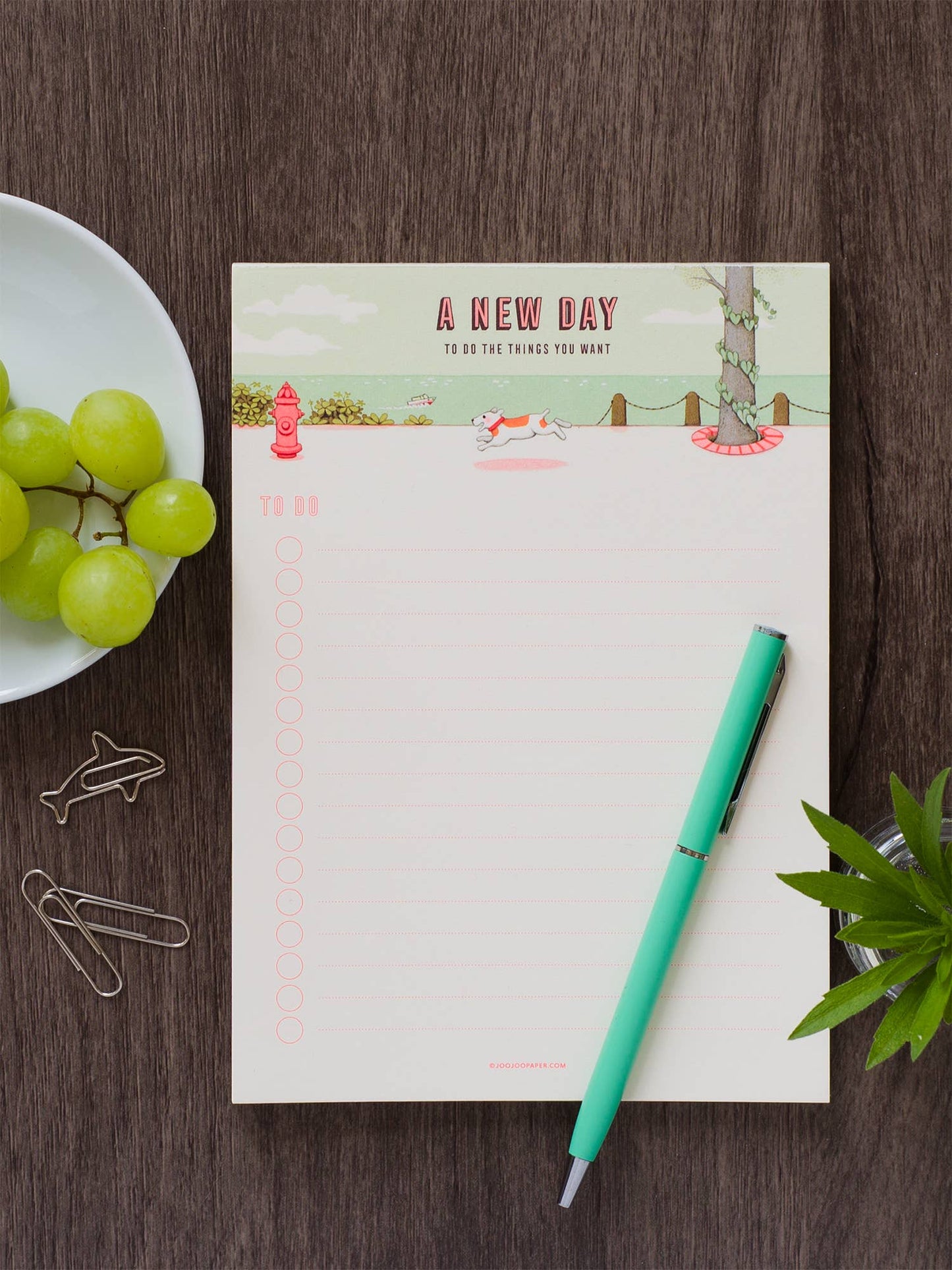To do List Notepad - Happy Puppy JooJoo Paper