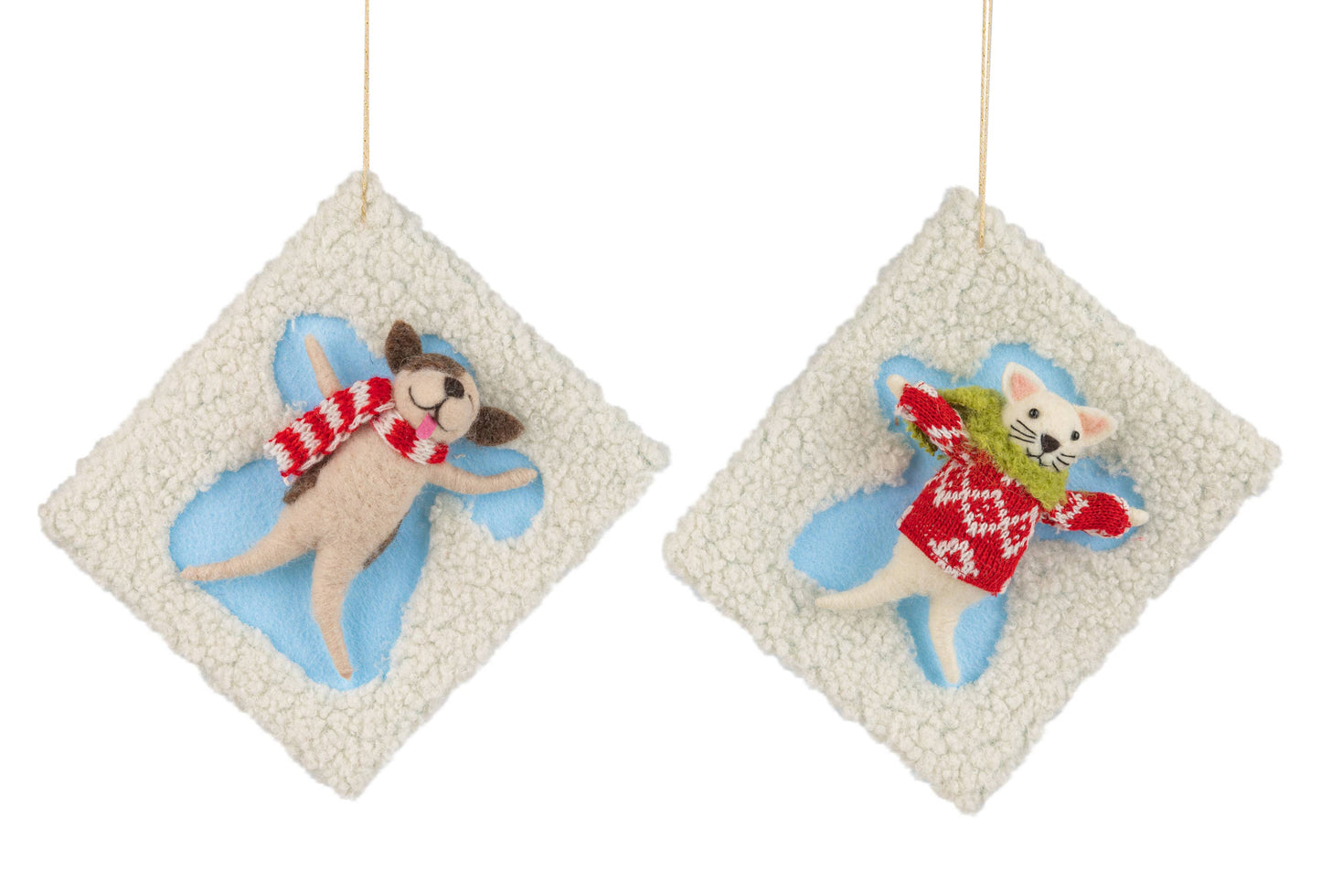 Snow Angel Holiday Ornament Home. Finally
