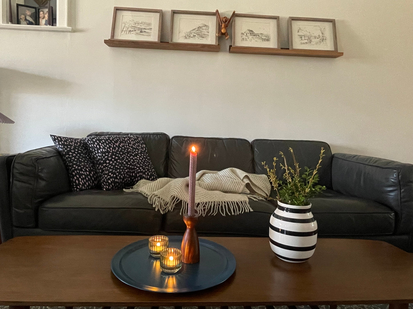 Lyngby Tealight Holder | Copenhagen Green Lyngby