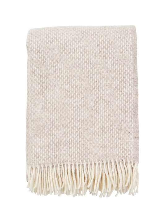 Klippan Preppy Blanket: Beige Melange