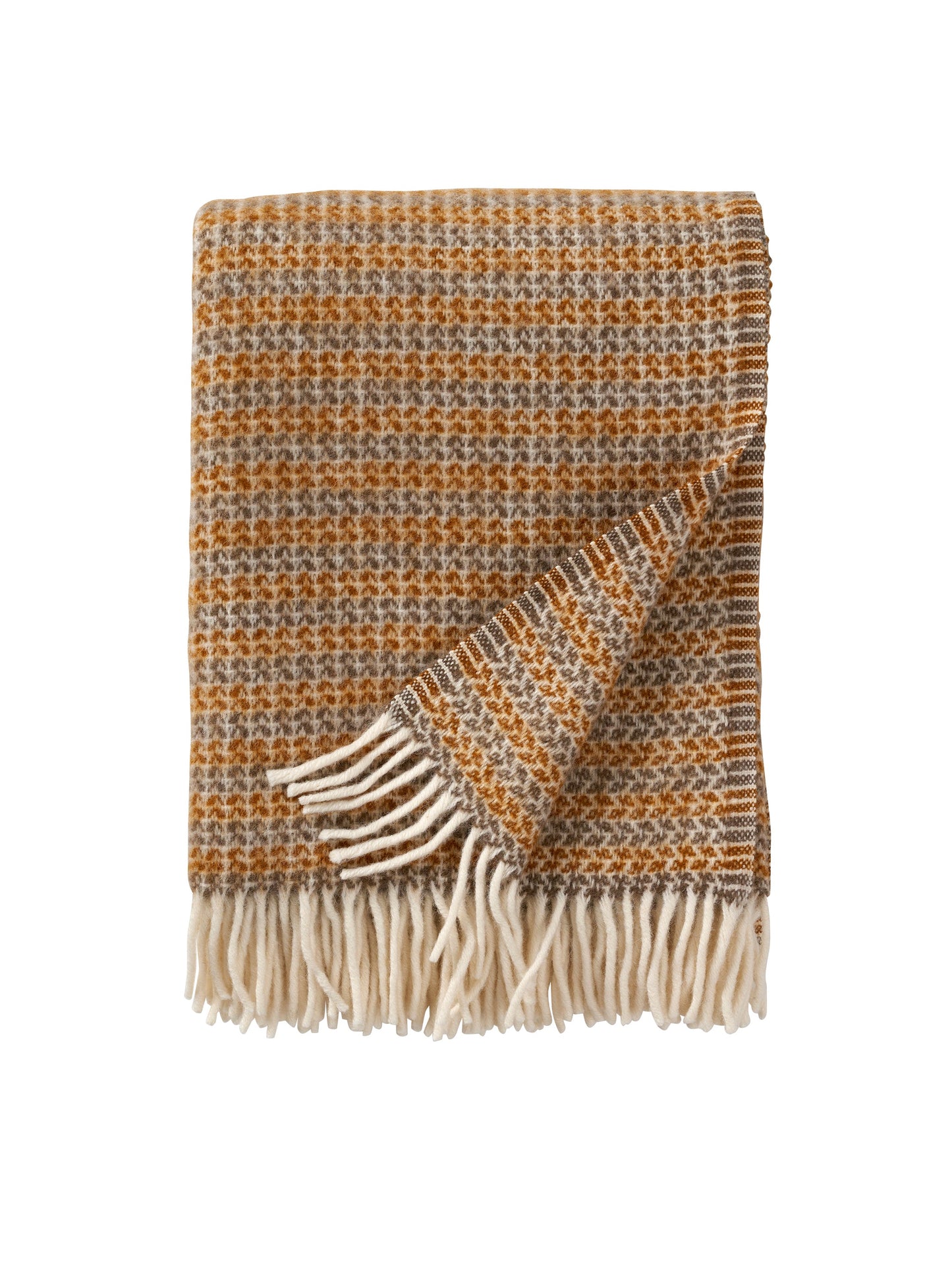 Klippan Curve Wool Throw | Crème Caramel Klippan