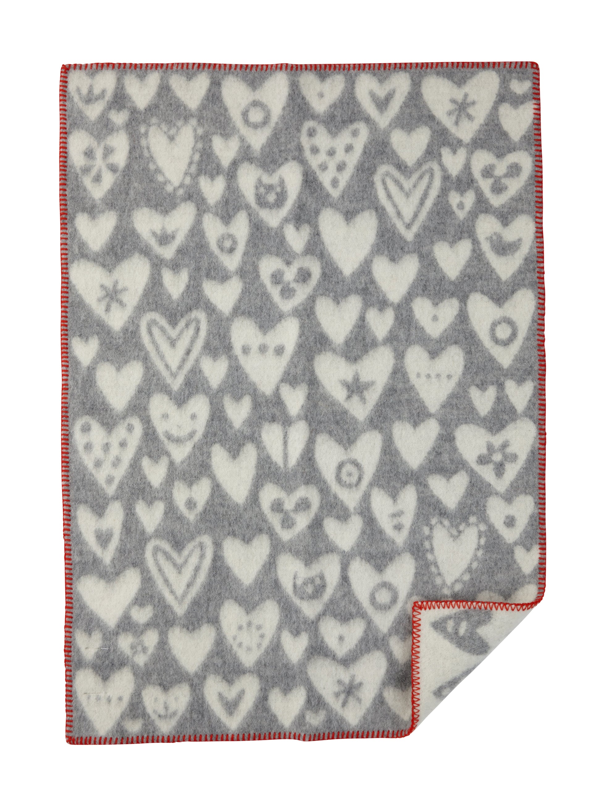 Klippan: Heart Small Blanket by Bengt & Lotta Klippan