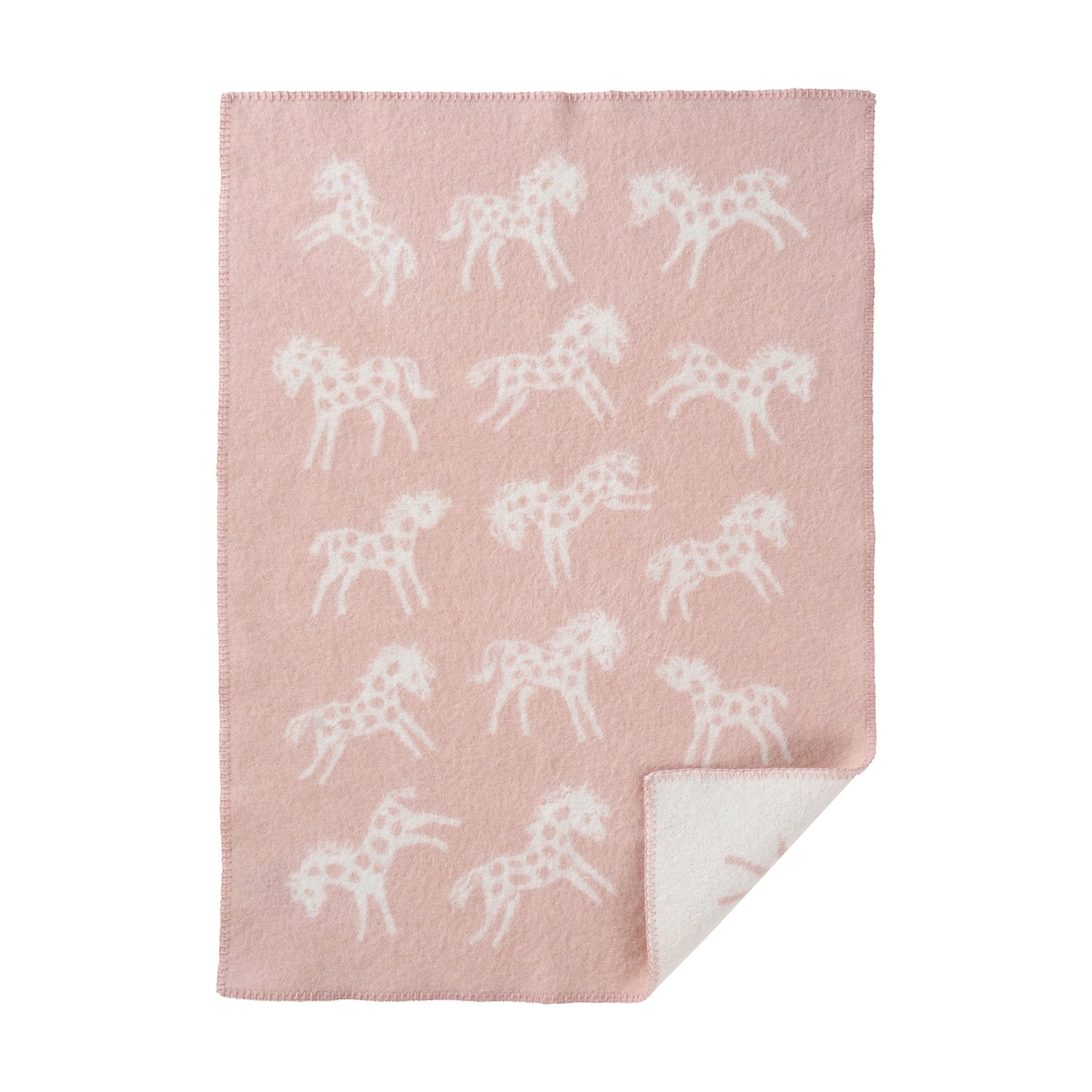 Klippan Small Pony Blanket: Dusty Pink