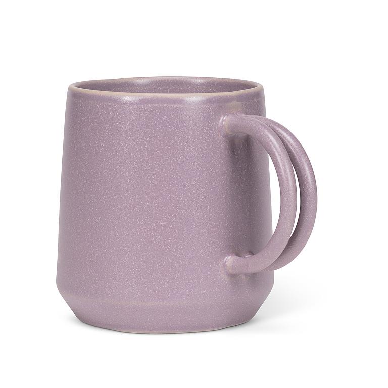Double Handle Mug: Lavender