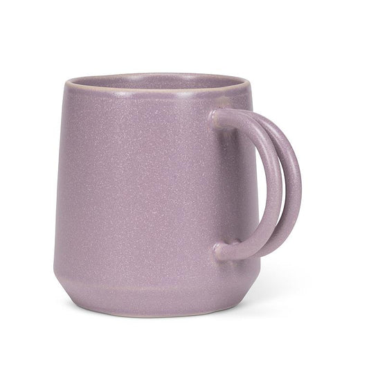 Double Handle Mug: Lavender