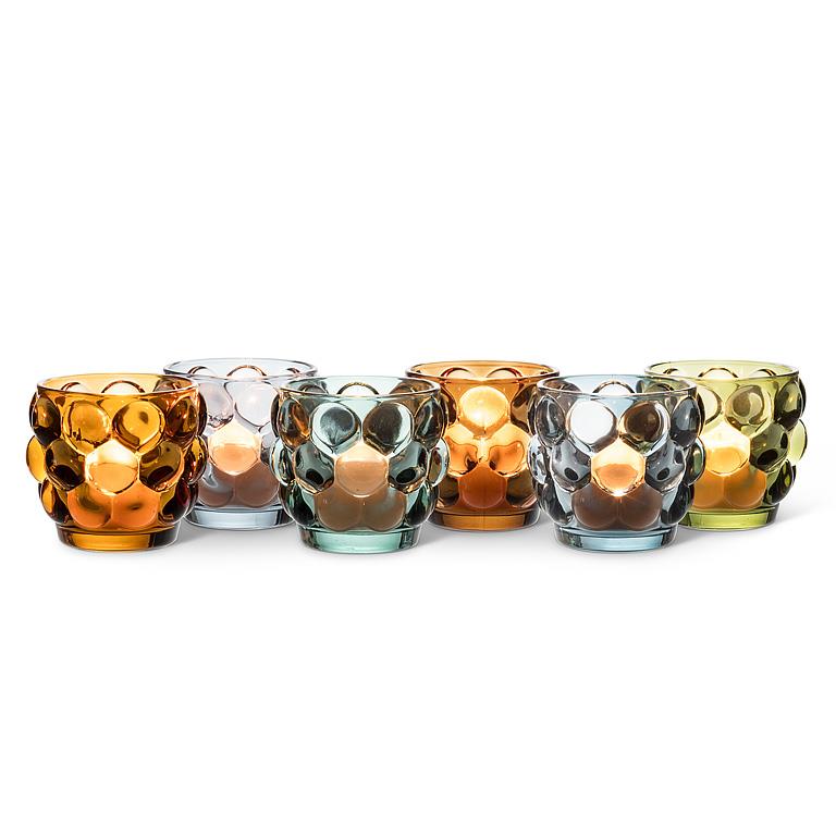 Small Bubble Votive: Moss