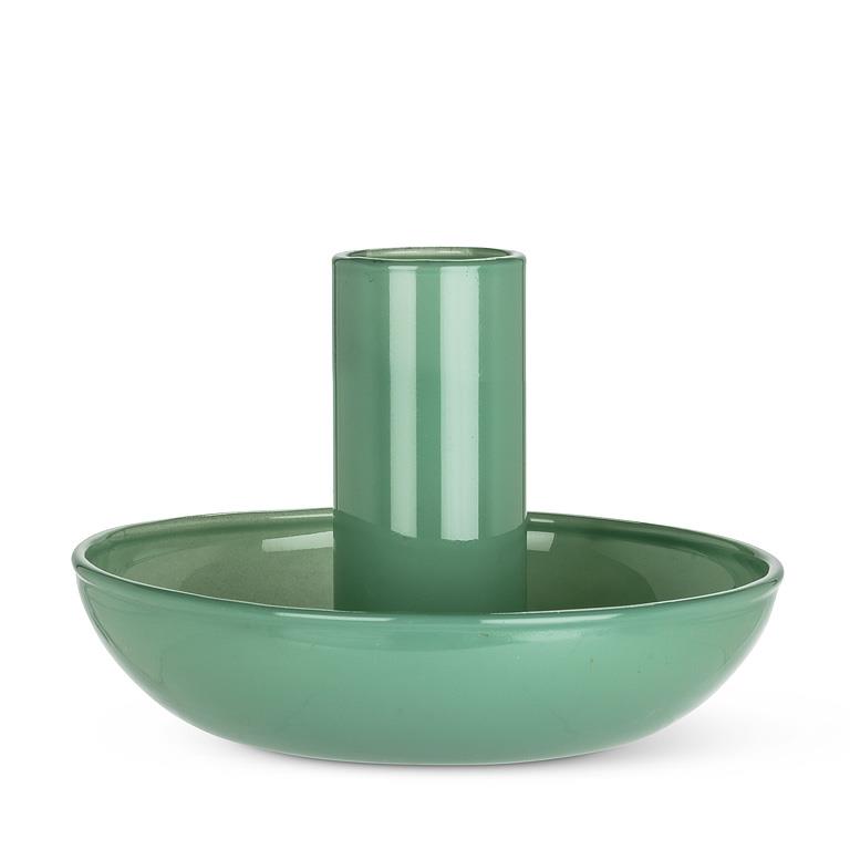 Perfect Little Taper Candle Holder: Green