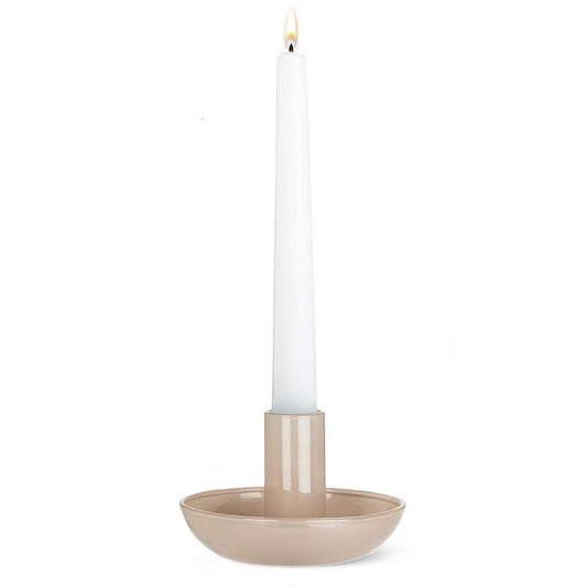 Perfect Little Taper Candle Holder: Taupe