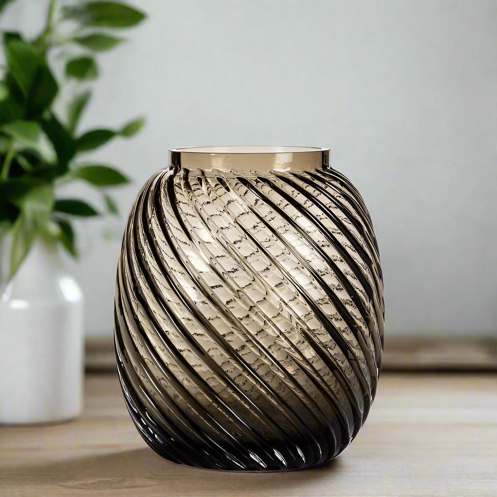 Swirl Barrel Vase