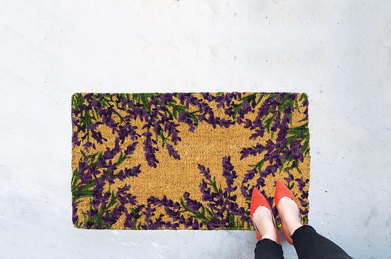 Lavender Doormat