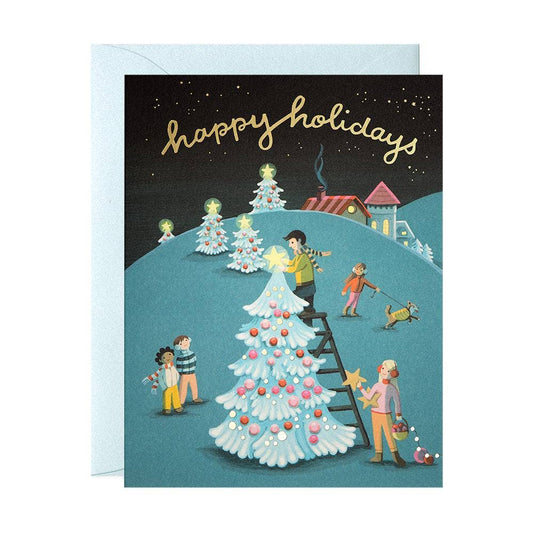 Happy Holidays Greeting Card JooJoo Paper