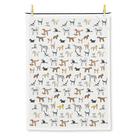 Dogs and Cats Kitchen Towel