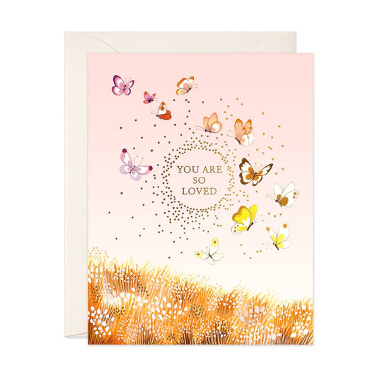 Butterfly So Loved Greeting Card