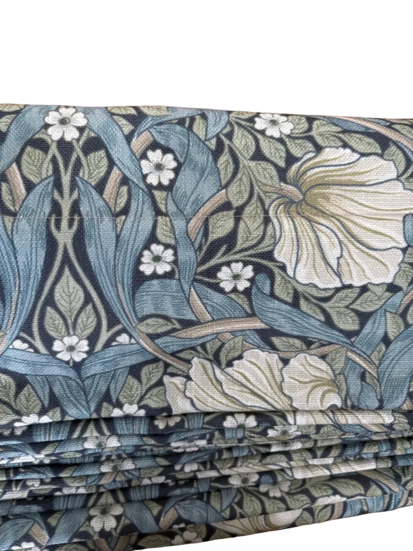 William Morris Pimpernel, Indigo - Roman Blind