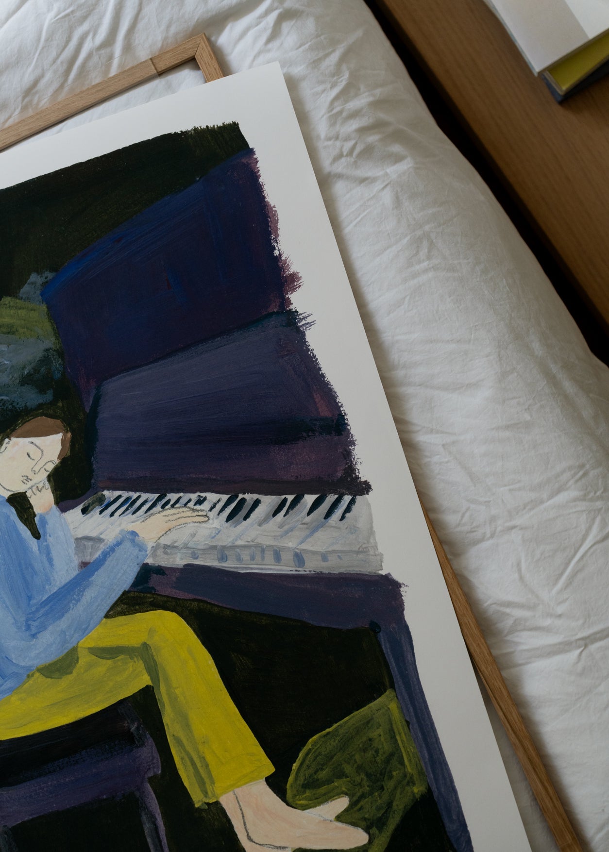 Hania at the Piano Print by Clara Schicketanz