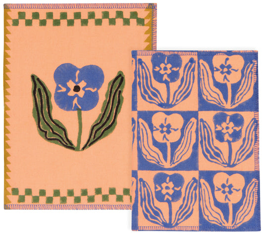 Teppi Block Print Notebooks Set of 2 Home. Finally